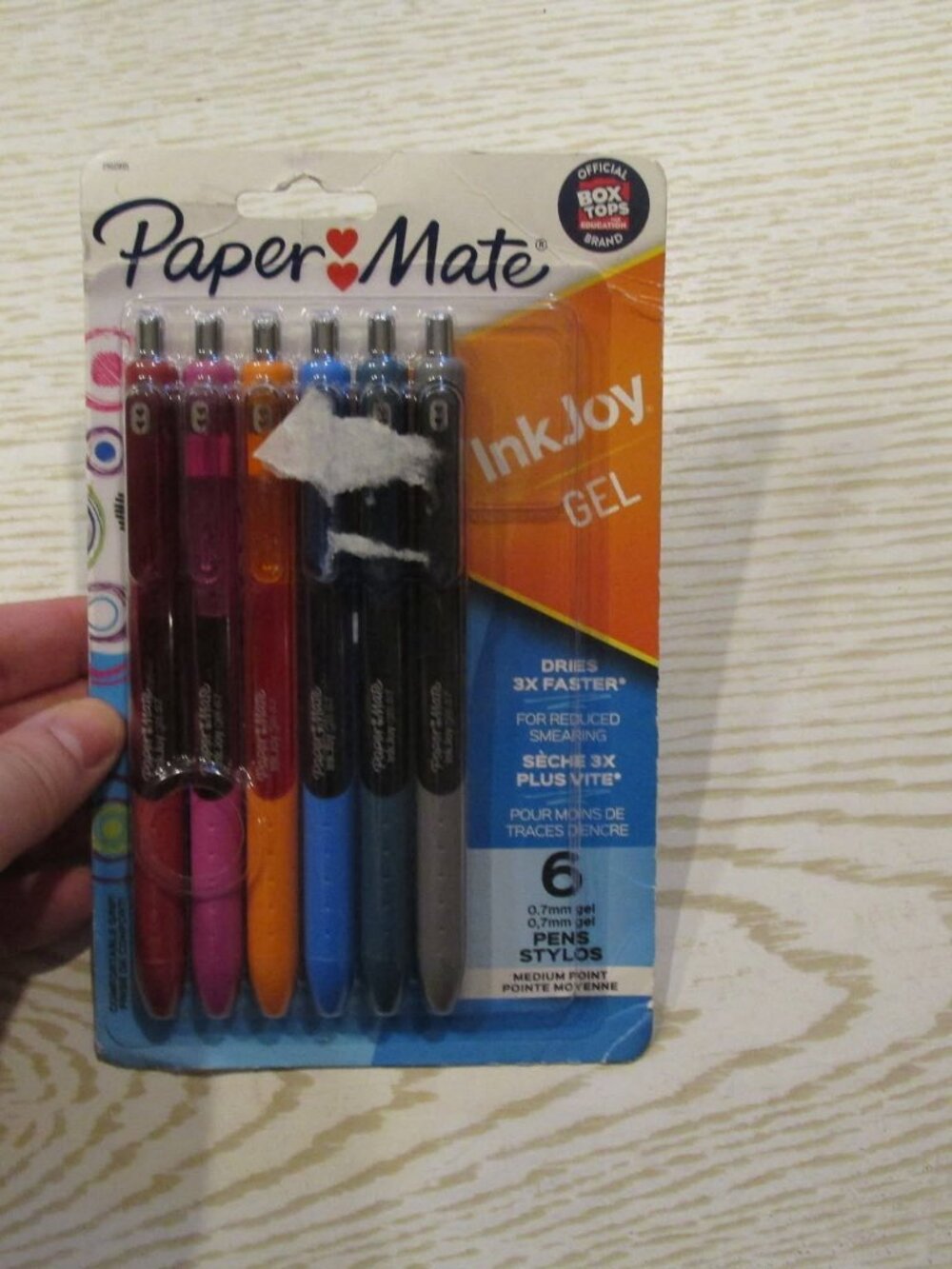 6 gel pens